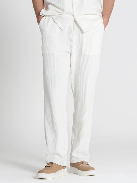 White Surface Pants