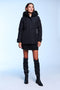 NIAGARA short parka with fixed hood with drawstrings