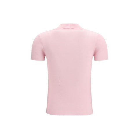 Max Mara Multicolor Fleece Wool Polo Shirt