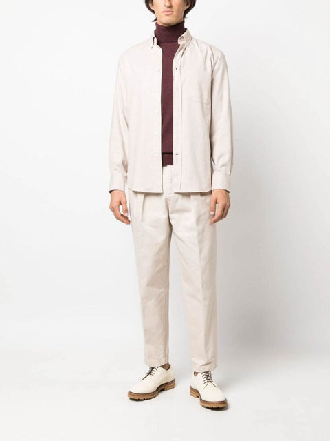Brunello Cucinelli Bordeaux Cashmere Sweater