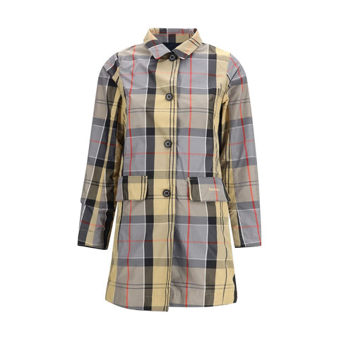 Barbour Blue Polyester Trench Coat