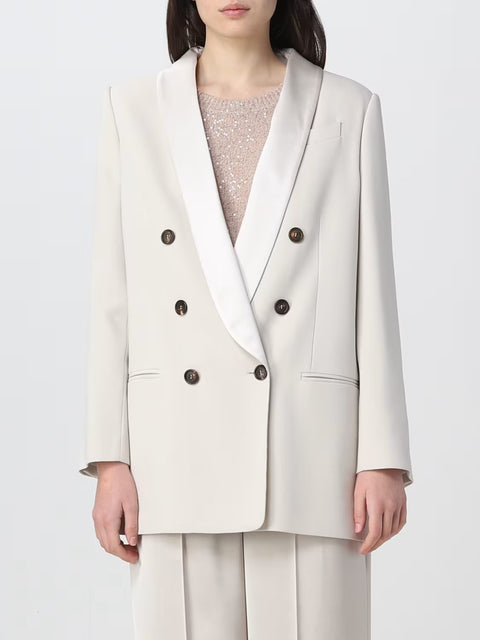 Brunello Cucinelli White Viscose Clothing