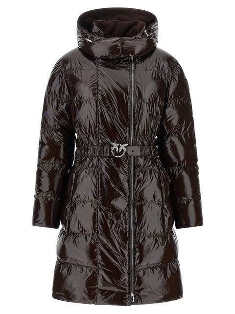 Pinko Love Birds Buckle Down Jacket