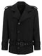 Pinko Double-breasted Belted Coat