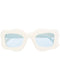 Bonsai oversized curved-frame sunglasses