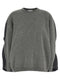 Nude Two-tone Sleeve Sweater