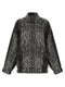 Nude Bouclé Bomber Jacket