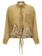 Nude Linen Blend Shirt