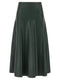 Nude Eco-leather Skirt