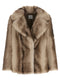 Nude Faux Fur Jacket