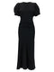 Victoria Beckham Gathered Waist Midi Dress