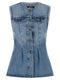 Rotate Birger Christensen Flared Denim Top