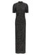Rotate Birger Christensen Sequins Maxi Slit Dress