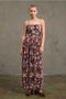 Flower Mesh Printed Tier Dress