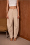 Urban Balloon Pants with A Tie At the Hem
