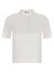 Tory Burch Pointelle Viscose Polo Shirt