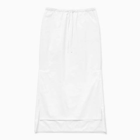 1989 STUDIO Long asymmetric skirt white
