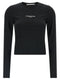 Alexander Wang Ls Tee W/logo Print T-shirt