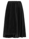 Comme Des Garcons Black Asymmetrical Pleated Skirt