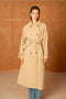 Utility Oversized Long Double-Breasted Trench