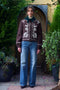 Floral Embroidered Quilted Jacket