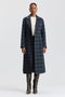 Mixed Plaid Tailored Coat