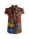 Alice + Olivia Jeannie Printed Silk Shirt
