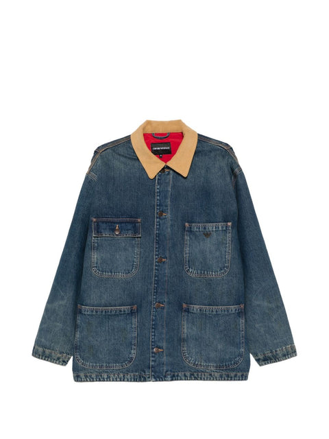 Emporio Armani Jackets NAVY
