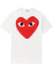 Comme Des Garcons Red Heart cotton t-shirt
