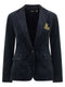 Lauren Ralph Lauren Metal Wire Embroidery Blazer
