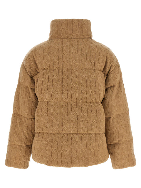 Polo Ralph Lauren Knitted Braided Down Jacket