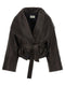 Magda Butrym Shawl Collar Leather Jacket
