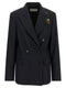 Dries Van Noten Barrysta Double-breasted Blazer With Embroidery