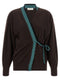 Dries Van Noten Toma Sweater With Crossed Closure