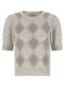 Twin Set Sequin Diamond Sweater