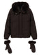 Yves Salomon Flannel Down Jacket With Mittens