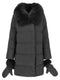 Army Yves Salomon Coat With Mittens