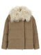 Army Yves Salomon Removable Insert Down Jacket