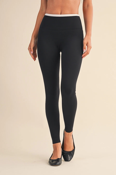 Contrast Binding Legging