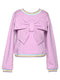 Long Sleeve Top w/ 3D Bow Detail