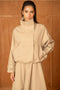 Urban Short Oversized Trench-Style Jacket with A Wrap Collar