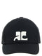 Courreges Ac Logo Cotton Cap Hat