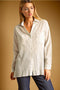 Striped Light Weight Button Down Shirts