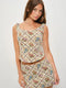 Vivienne Brocade Off Shoulder Top