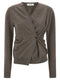 Rohe Asymmetrical Twisted Ballet Cardigan