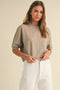 Short Sleeve Sweater Top