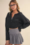 Knit Zip Up Hoodie Sweater