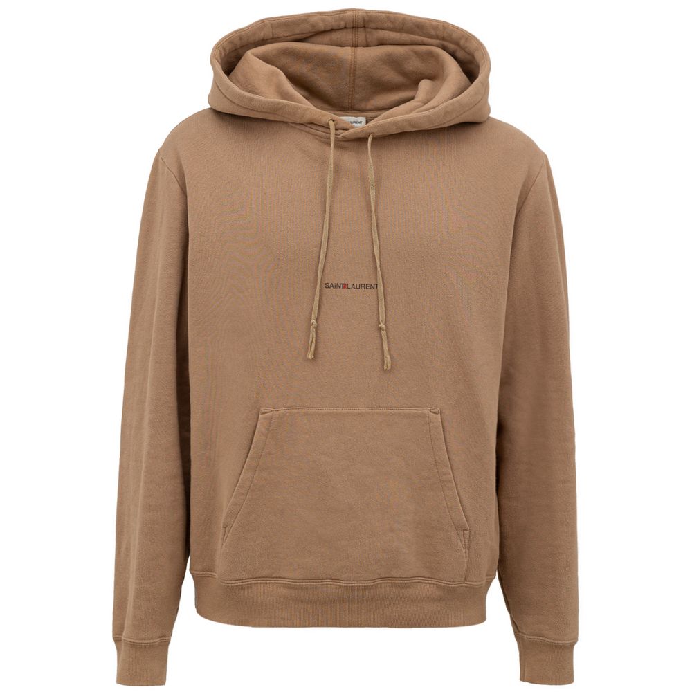 Saint Laurent Beige Cotton Sweatshirt