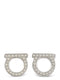 Ferragamo Gancini Crystals Earrings