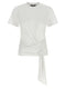 7 For All Mankind Draped Detail T-shirt